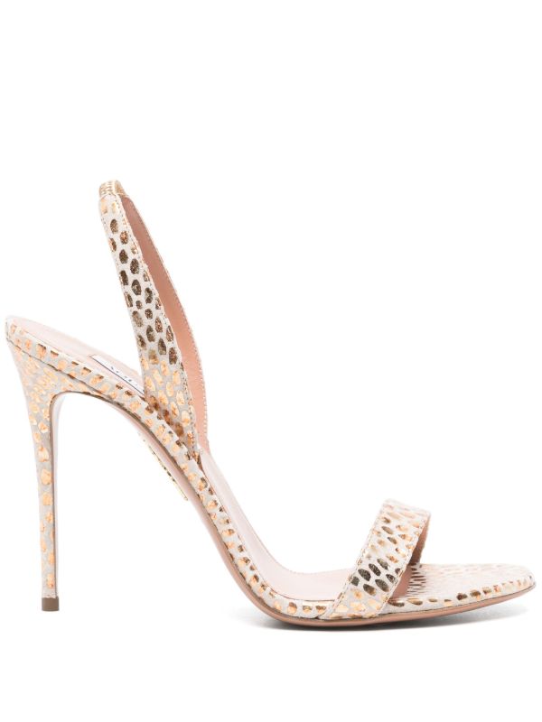 browns Aquazzura 105mm So Nude sandals | Browns Sandals