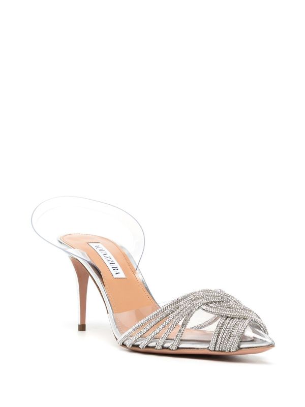 Browns Aquazzura Green Gatsby 80 Slingback Pumps | Browns Pumps