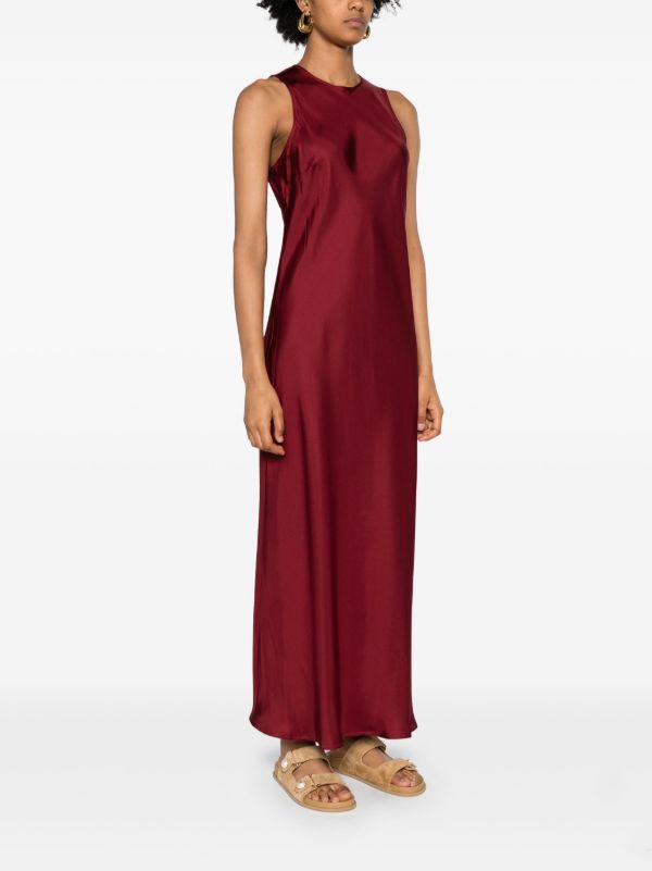 Browns Asceno Red Valencia Silk Dress | Browns Day Dresses