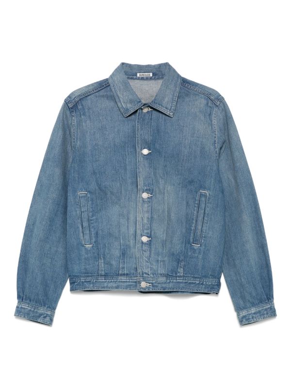 browns Auralee cotton denim jacket | Browns Denim Jackets