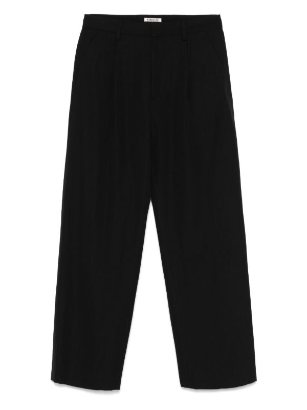 browns Auralee pleated-detail trousers | Browns Regular-Fit & Straight Leg Pants