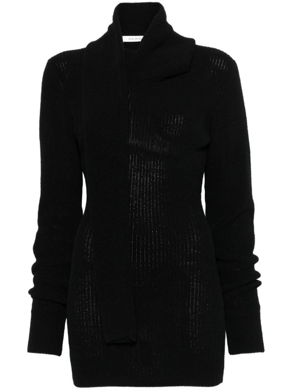 browns Aya Muse Black Chunky-Knit Dress | Browns Day Dresses