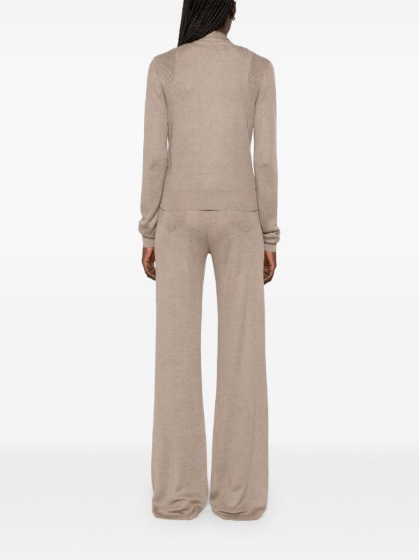 Browns Aya Muse Neutral Scarf-Detail Cardigan | Browns Cardigans