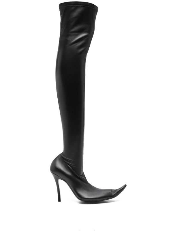 browns Balenciaga 110mm Alaska over-the-knee boots | Browns Boots