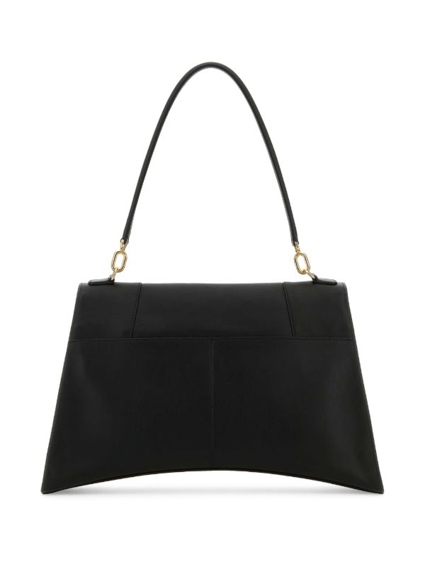 Browns Balenciaga Black Hourglass Shoulder Bag | Browns Shoulder Bags