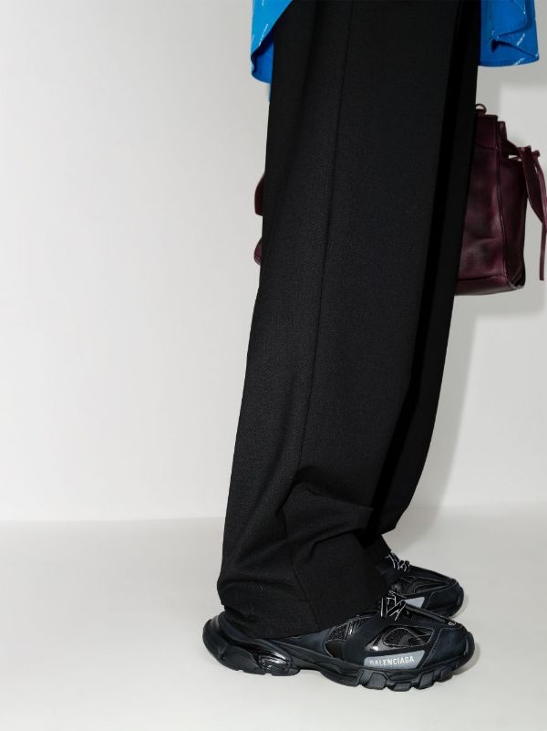 Browns Balenciaga Black Track Low Top Sneakers | Browns Sneakers