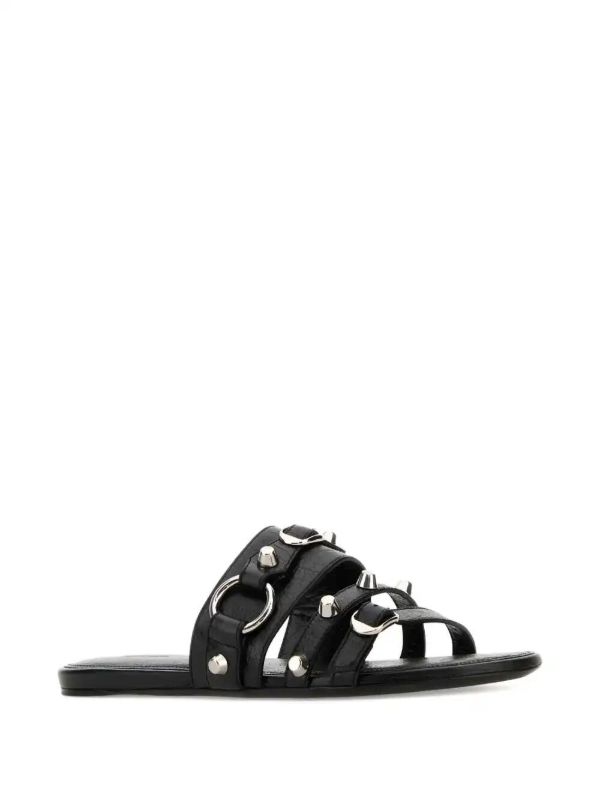 Browns Balenciaga City Flat Slides | Browns Flip Flops & Slides