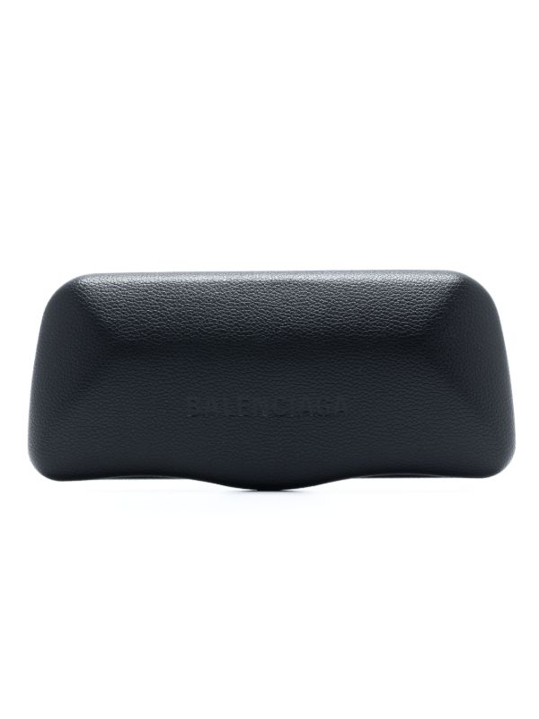 Browns Balenciaga Eyewear Black Dinasty Rectangle-frame Sunglasses | Browns Sunglasses