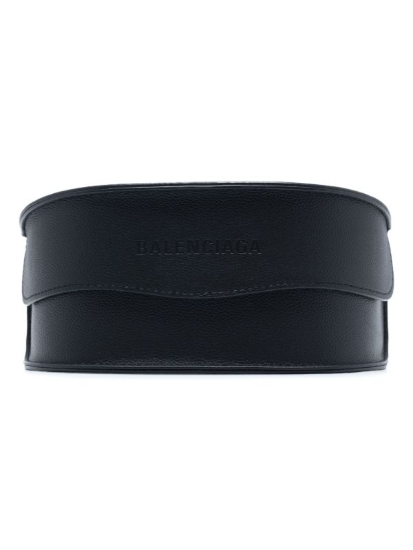 Browns Balenciaga Eyewear Black Dynamo Wrap Cat-Eye Sunglasses | Browns Sunglasses