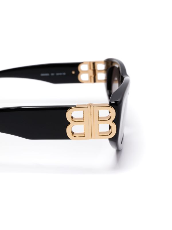 Browns Balenciaga Eyewear Black Dynasty D-Frame Sunglasses | Browns Sunglasses