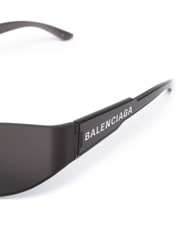 Browns Balenciaga Eyewear Black Mono Cat 2.0 Sunglasses | Browns Sunglasses