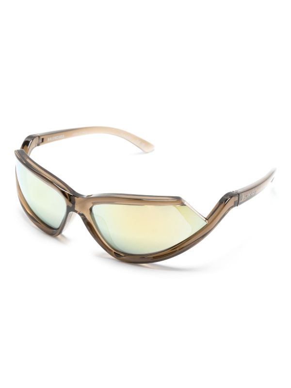 Browns Balenciaga Eyewear Brown Side Xpander Cat-eye Sunglasses | Browns Sunglasses