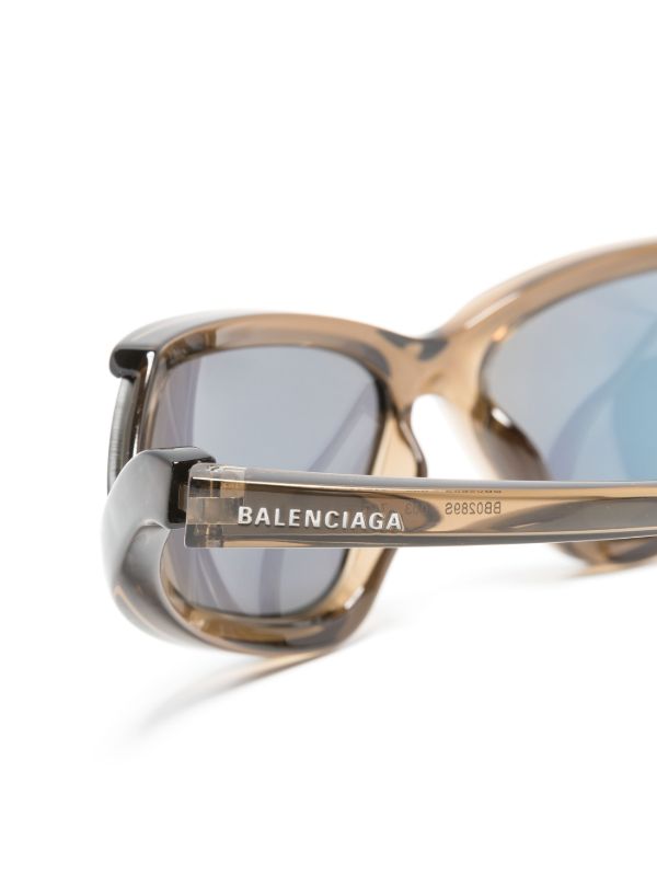 Browns Balenciaga Eyewear Brown Side Xpander Cat-eye Sunglasses | Browns Sunglasses