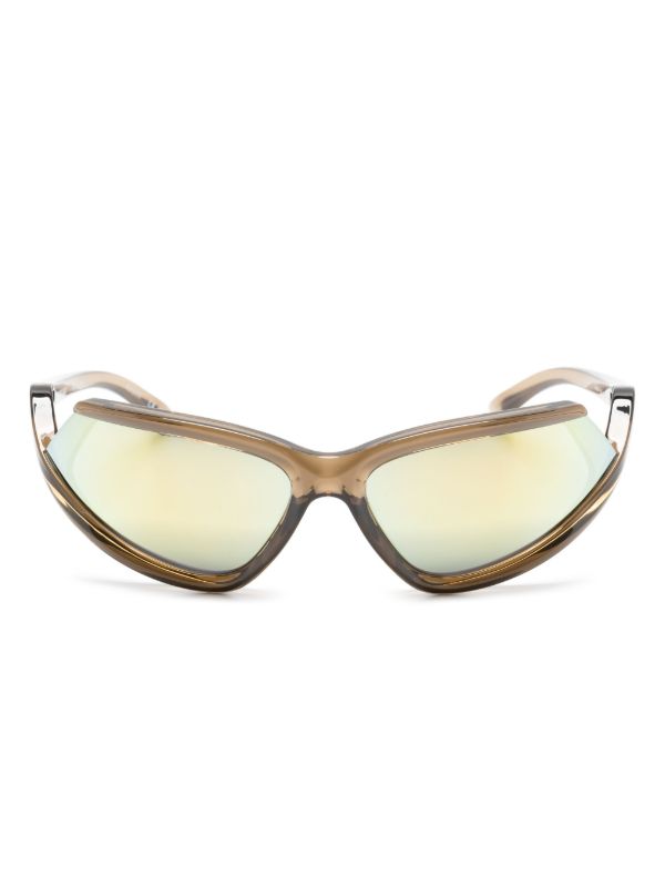 browns Balenciaga Eyewear brown Side Xpander cat-eye sunglasses | Browns Sunglasses
