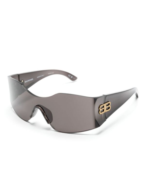 Browns Balenciaga Eyewear Hourglass Shield-frame Sunglasses | Browns Sunglasses