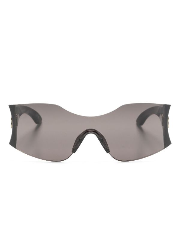 browns Balenciaga Eyewear Hourglass shield-frame sunglasses | Browns Sunglasses