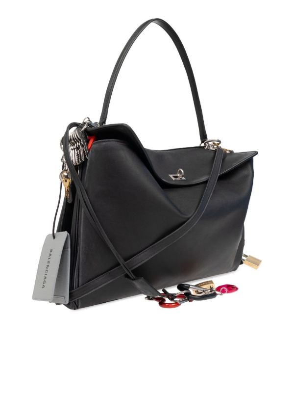 Browns Balenciaga Large Rodeo Distressed-Effect Tote Bag | Browns Tote Bags