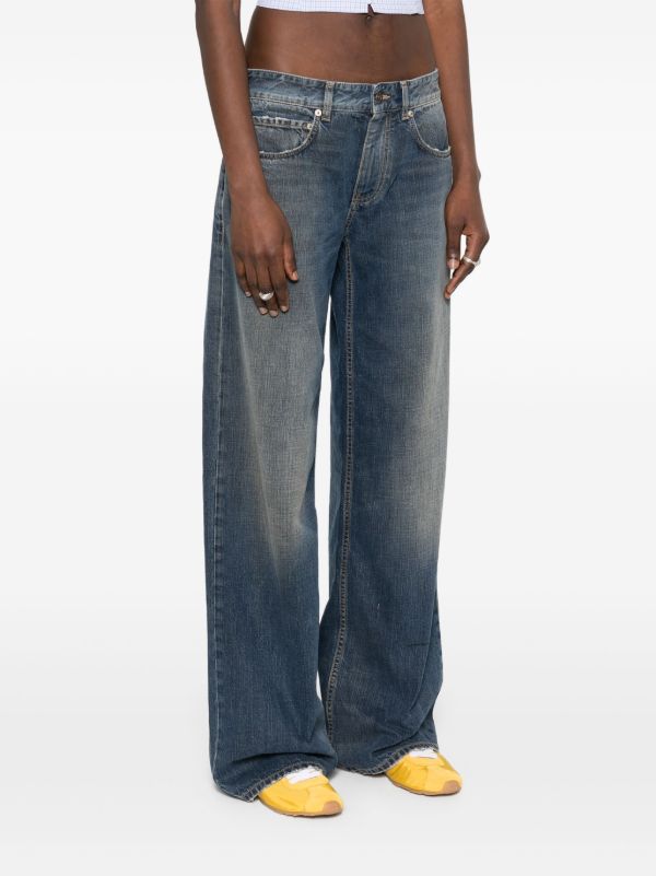 Browns Balenciaga Logo-patch Jeans | Browns Wide-Leg Jeans