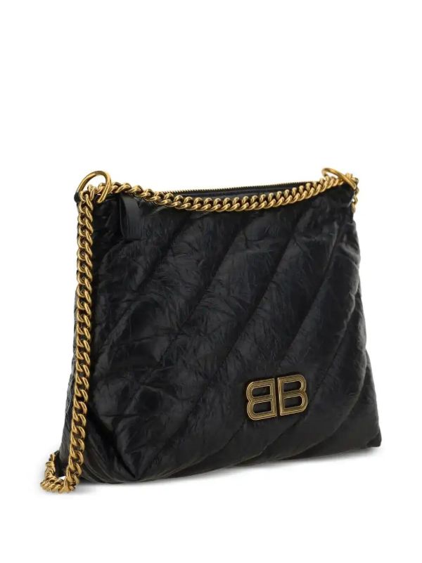 Browns Balenciaga Small Crush Shoulder Bag | Browns Shoulder Bags