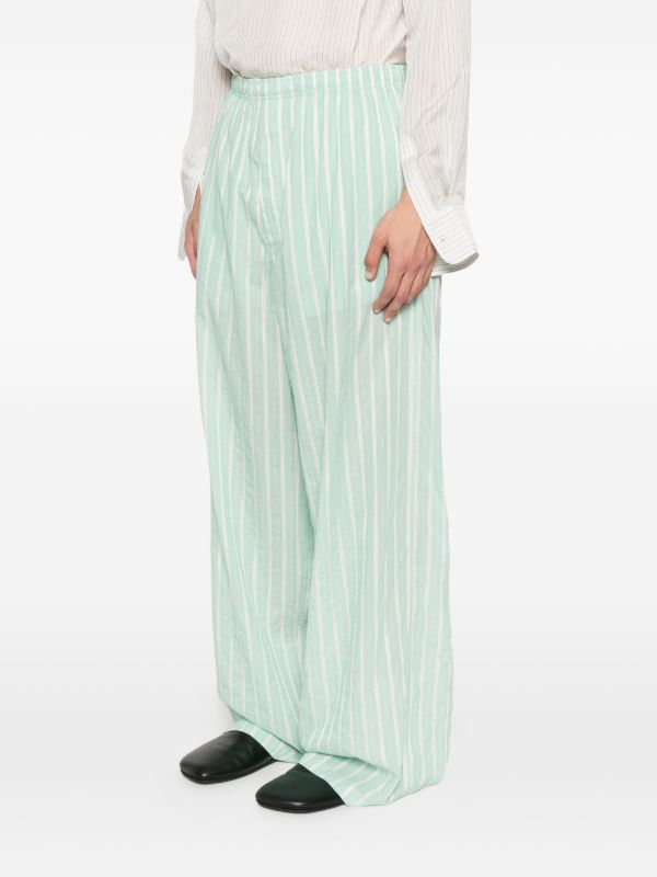 Browns Balenciaga Striped Pyjama Pants | Browns Wide Leg Pants