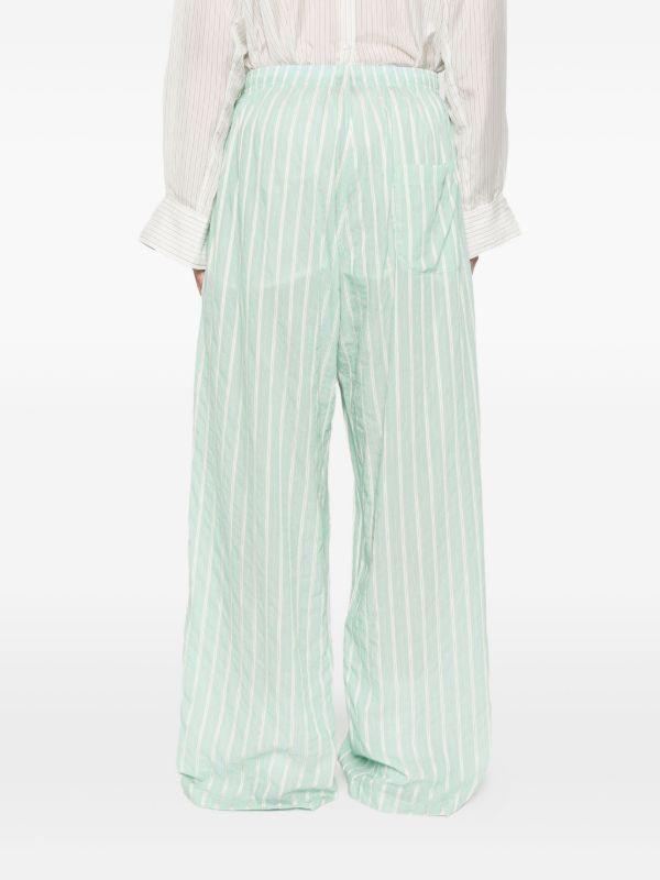 Browns Balenciaga Striped Pyjama Pants | Browns Wide Leg Pants