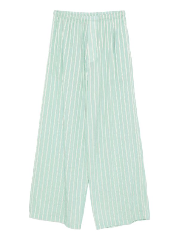 browns Balenciaga striped pyjama pants | Browns Wide Leg Pants