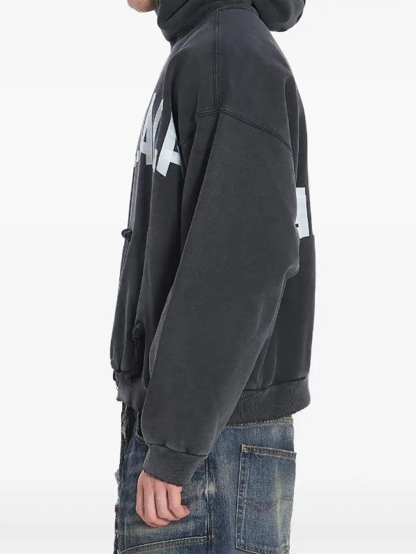 Browns Balenciaga Tape Type Logo-print Hoodie | Browns Hoodies