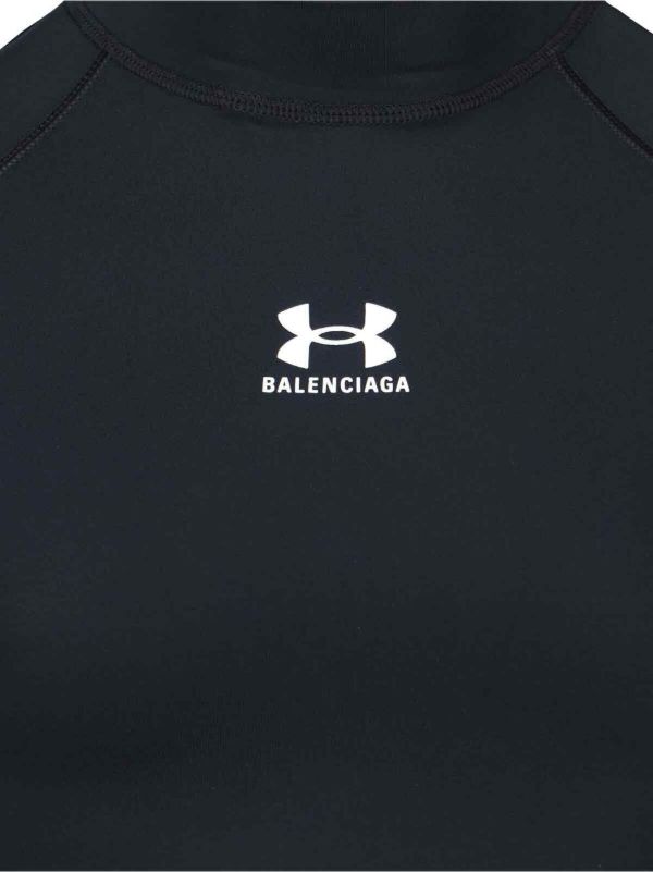 Browns Balenciaga X Under Armour Mock-Neck T-Shirt | Browns T-Shirts