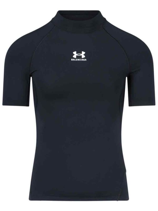 browns Balenciaga x Under Armour Mock-Neck T-Shirt | Browns T-Shirts
