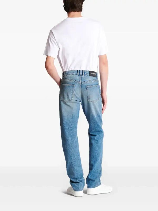 Browns Balmain Appliqué Jeans | Browns Regular & Straight-Leg Jeans