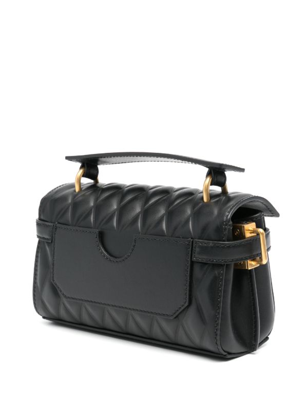Browns Balmain Black B-Buzz 19 Mini Bag | Browns Mini Bags