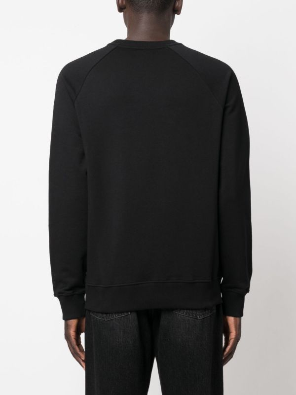 Browns Balmain Black Logo Print Sweatshirt | Browns Sweatshirts