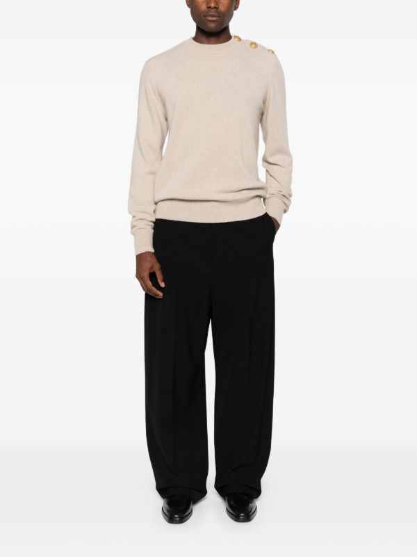 Browns Balmain Buttoned Sweater | Browns Knitted Sweaters