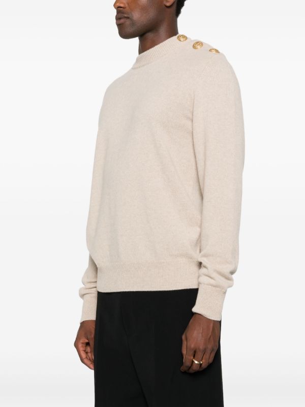 Browns Balmain Buttoned Sweater | Browns Knitted Sweaters