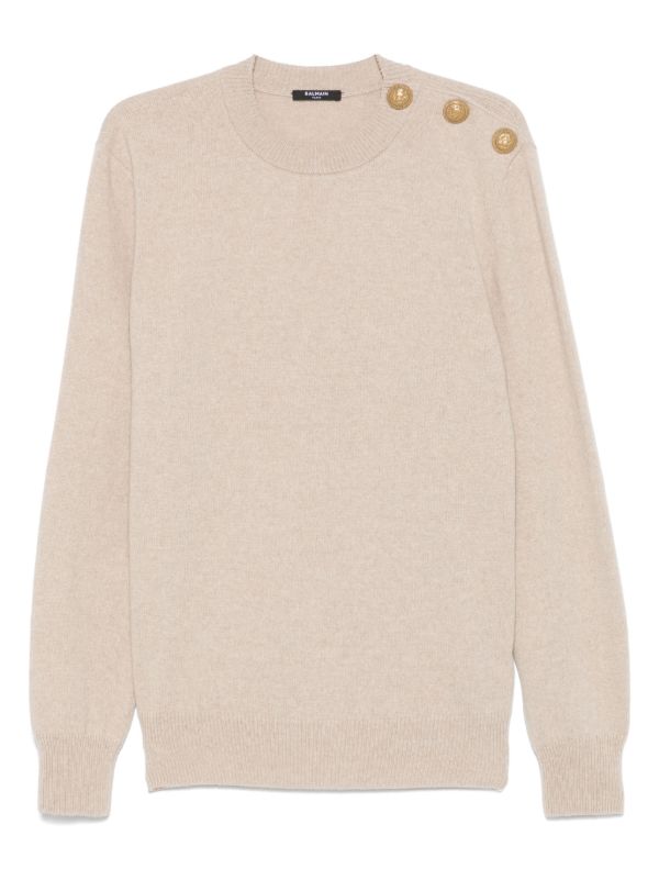 browns Balmain buttoned sweater | Browns Knitted Sweaters