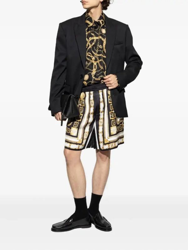 Browns Balmain Chain-print Shorts | Browns Bermuda Shorts