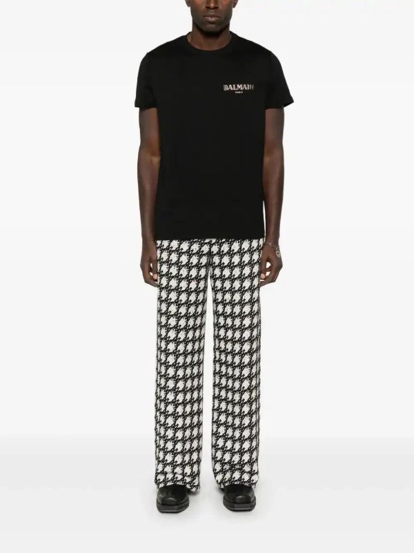 Browns Balmain Logo-appliqué T-shirt | Browns T-Shirts