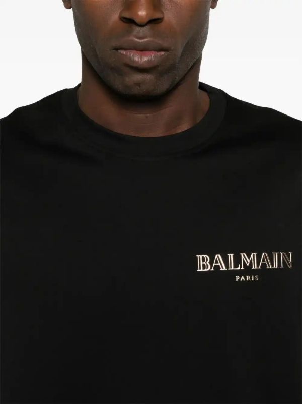 Browns Balmain Logo-appliqué T-shirt | Browns T-Shirts