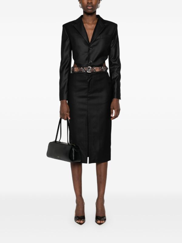 Browns BETTTER Black Cut-Out Skirt Suit | Browns Suits