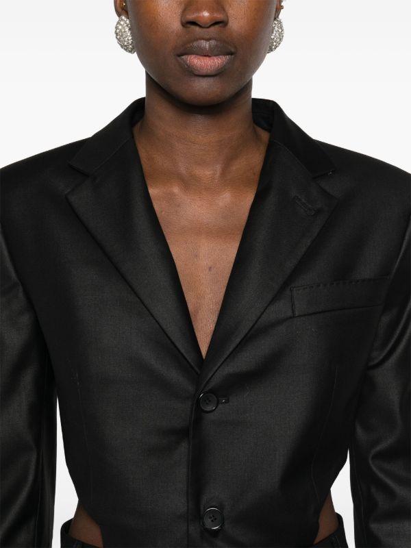 Browns BETTTER Black Cut-Out Skirt Suit | Browns Suits