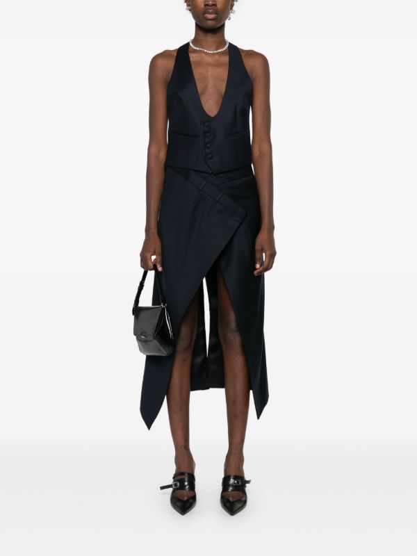 Browns BETTTER Black Nan Waistcoat | Browns Waistcoats & Gilets