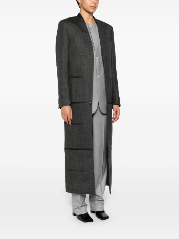 Browns BETTTER X Zegna Transformer Collarless Coat | Browns Oversized Coats