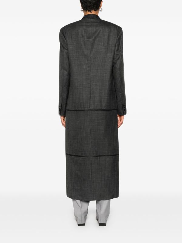 Browns BETTTER X Zegna Transformer Collarless Coat | Browns Oversized Coats