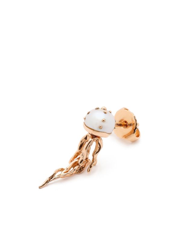 Browns Bibi Van Der Velden 18kt Yellow Gold Mini Jellyfish Earring | Browns Fine Earrings