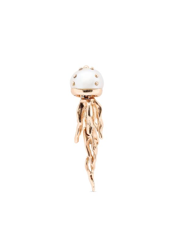 browns Bibi van der Velden 18kt yellow gold Mini Jellyfish earring | Browns Fine Earrings