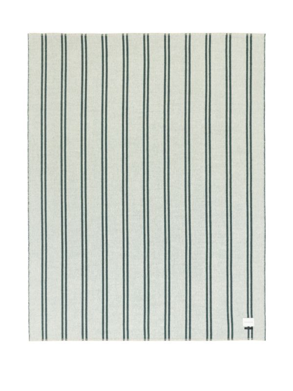 Browns BLACKSAW Green Straits Reversible Alpaca Wool Blanket | Browns Blankets & Throws