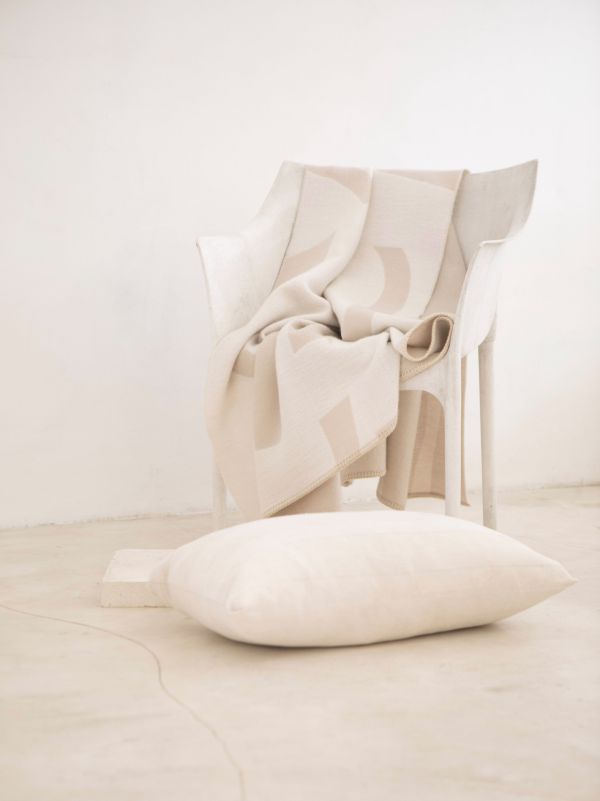 Browns BLACKSAW Neutral Visions Reversible Blanket | Browns Blankets & Throws