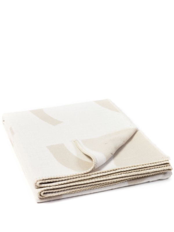 browns BLACKSAW Neutral Visions Reversible Blanket | Browns Blankets & Throws