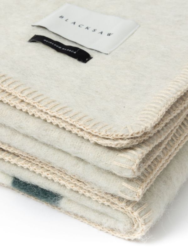 Browns BLACKSAW White Kimura Heirloom Blanket | Browns Blankets & Throws