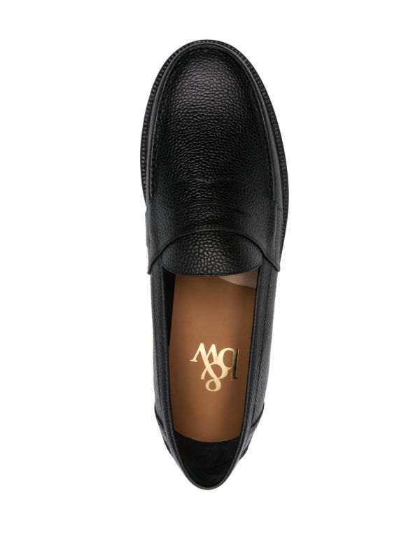 Browns Blackstock & Weber Black The Ellis Loafers | Browns Loafers